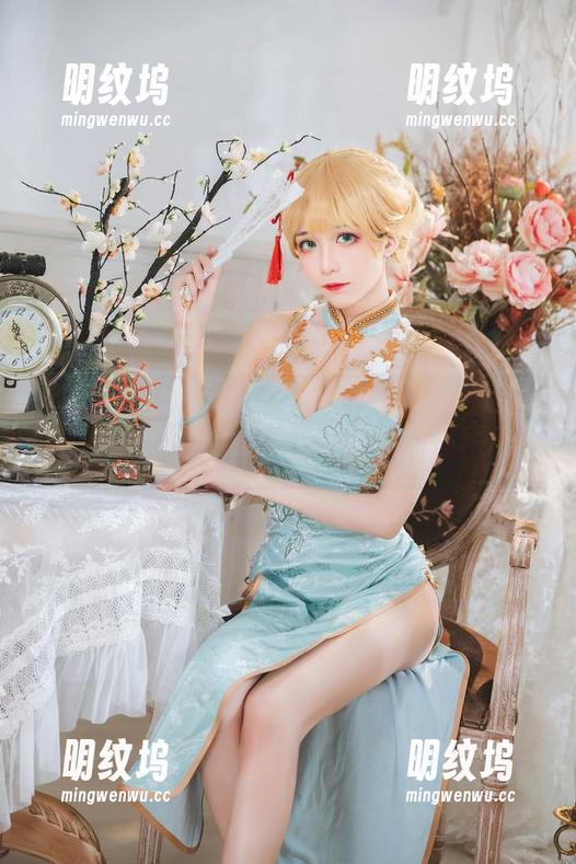 Tomoyo酱 Tomoyo酱全套作品:碧蓝航线镇海旗袍,真的是又美又让人想多了!